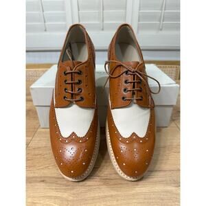 Heschung 1934 Mens Cox Gy Purecalf Hevea Derby Shoes Leather Size 10/10.5 US NIB